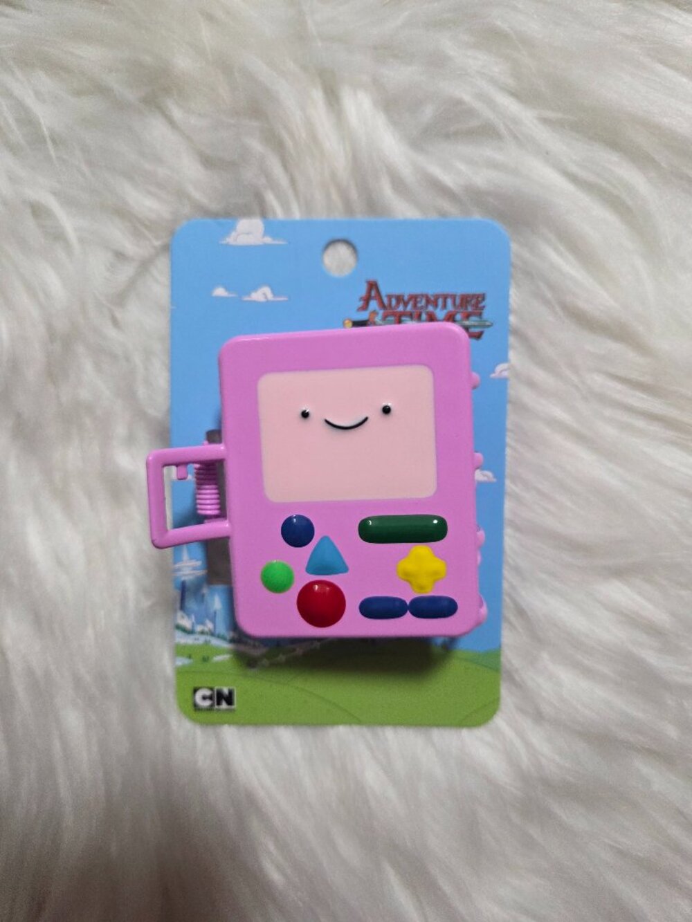 Adventure Time Blushing BMO Claw Clip
